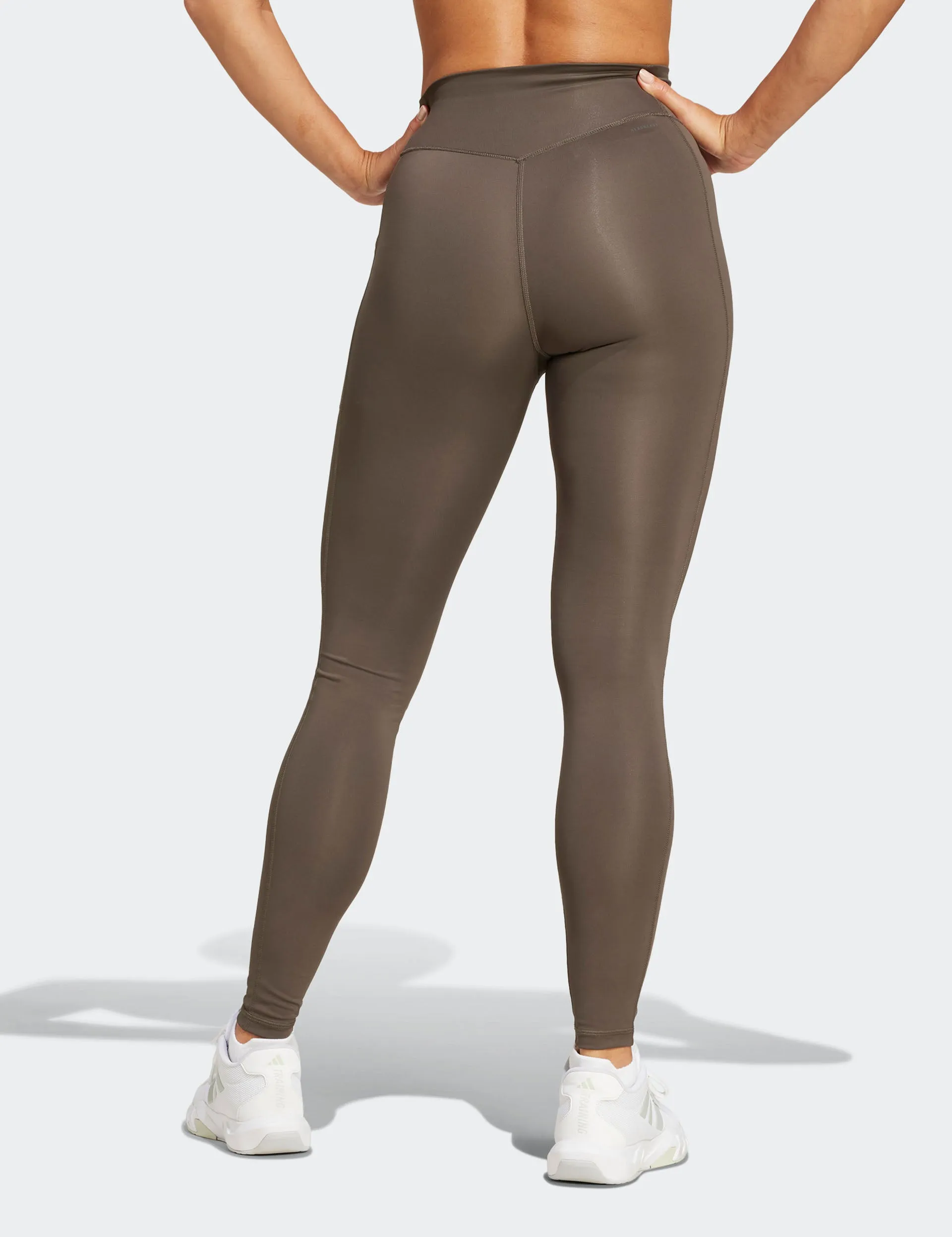 Optime Ganzbeinige Leggings - Schattenolive