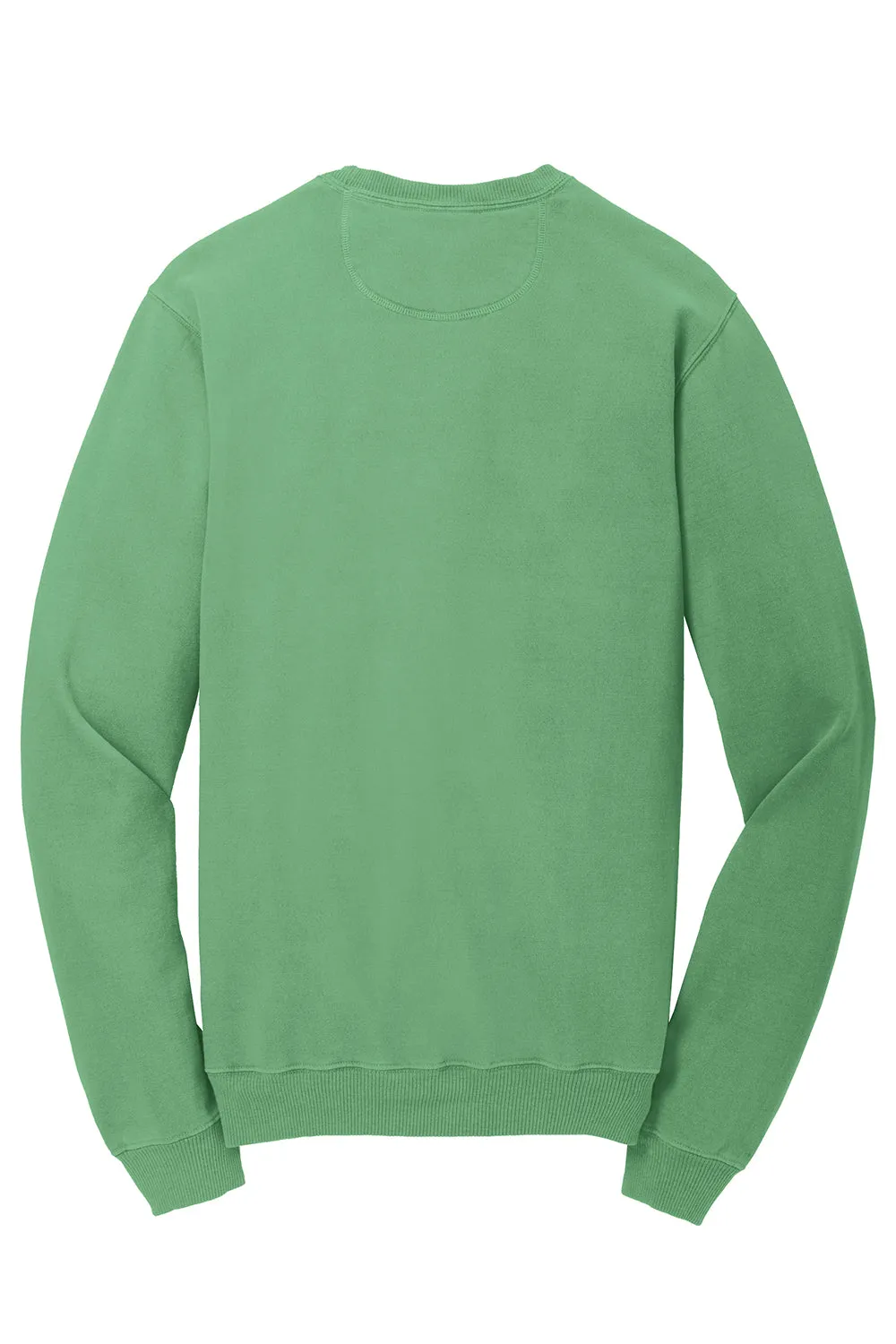 Port & Company Herren Beach Wash Fleece Crewneck Sweatshirt - Safari Grün