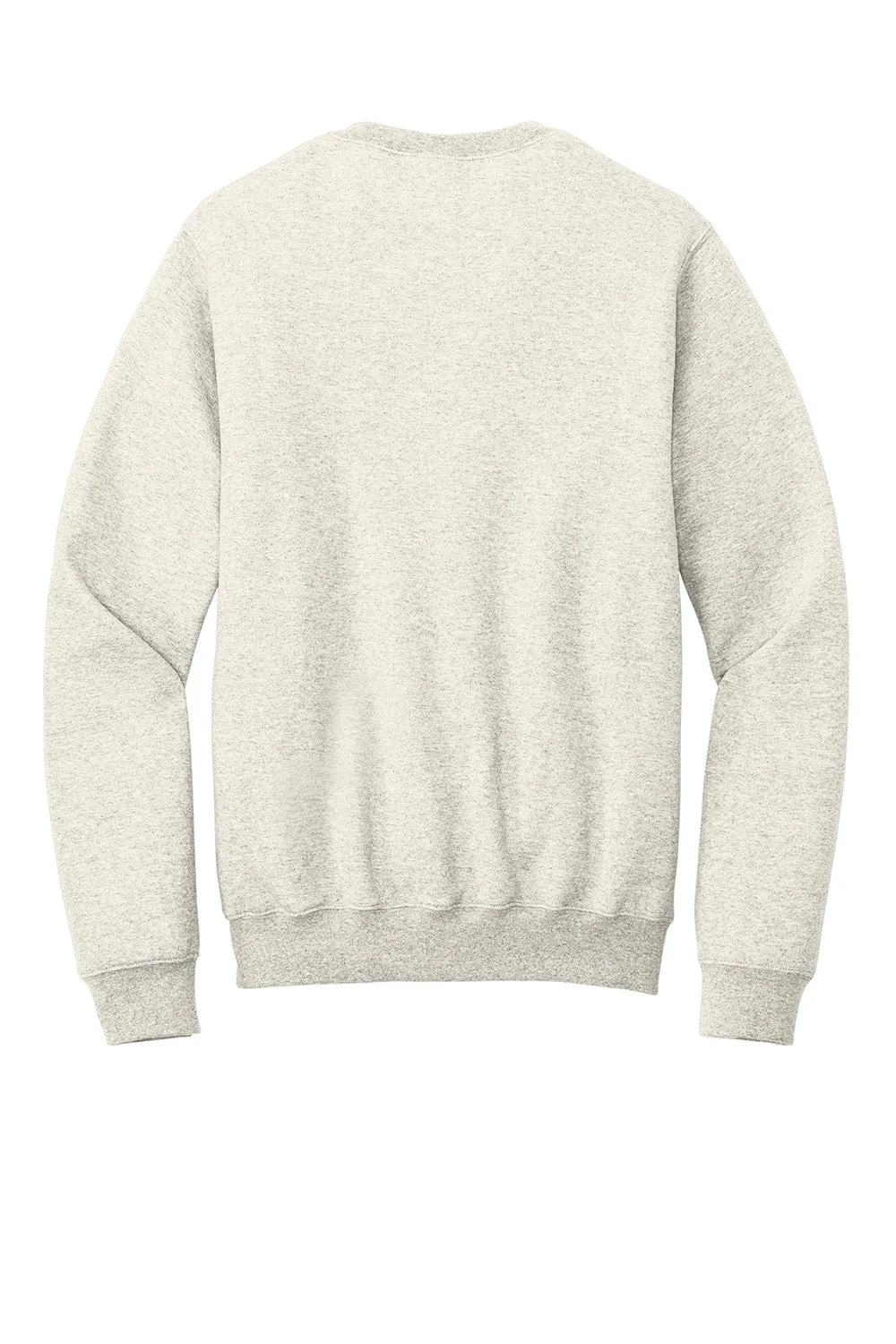 Port & Company Herren Core Fleece Crewneck Sweatshirt mit Beuteltasche - Heather Oatmeal