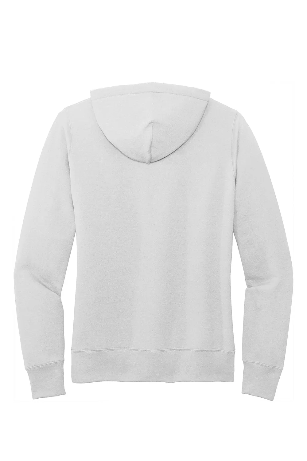 Port & Company Damen Core Fleece Kapuzenpullover Hoodie mit Kangaroo-Tasche - Weiß