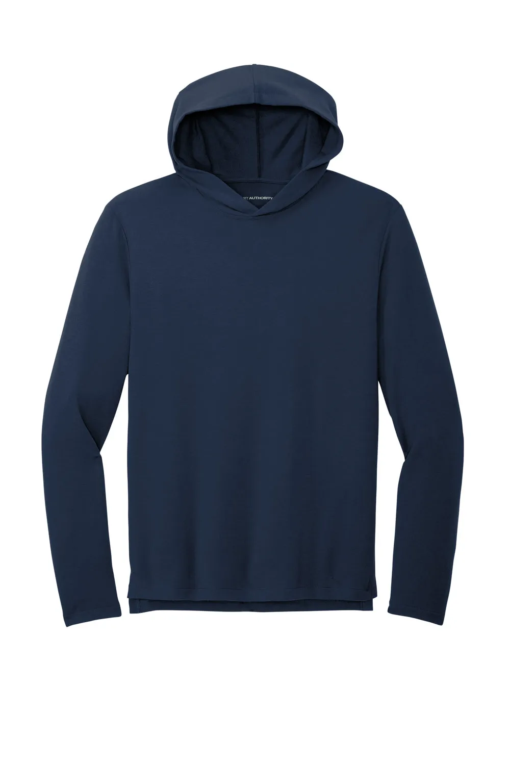 Port Authority Herren Microterry Kapuzenpullover mit Snag-Resistant - Flussmarineblau