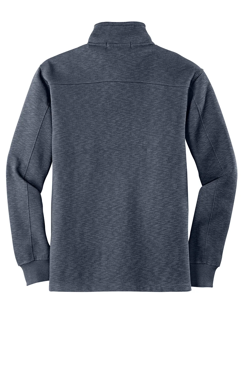 Port Authority Herren Slub Fleece 1/4 Zip Sweatshirt - Schiefergrau