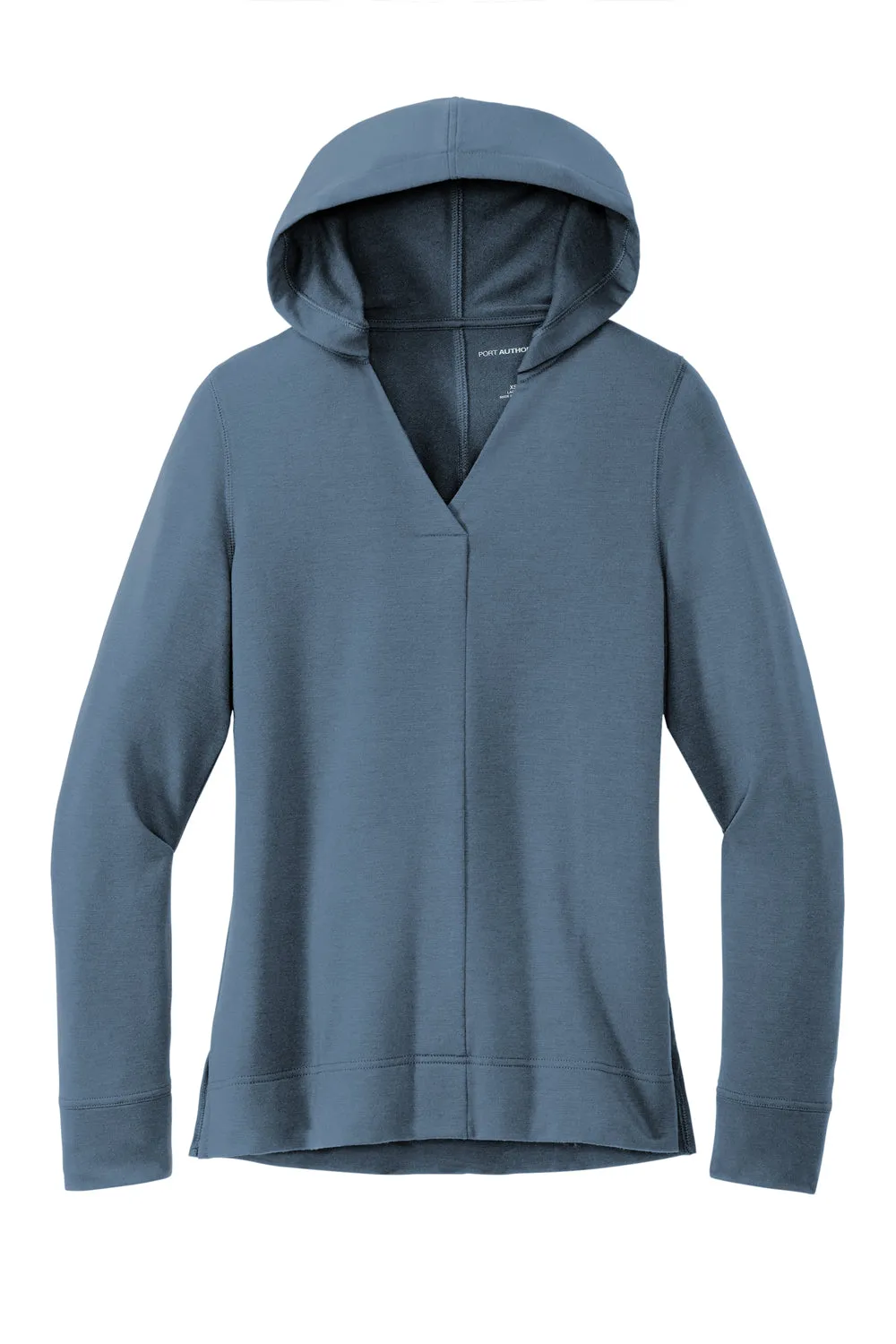 Port Authority Damen Microterry Kapuzenpullover mit Fusselresistenz - Dämmerblau