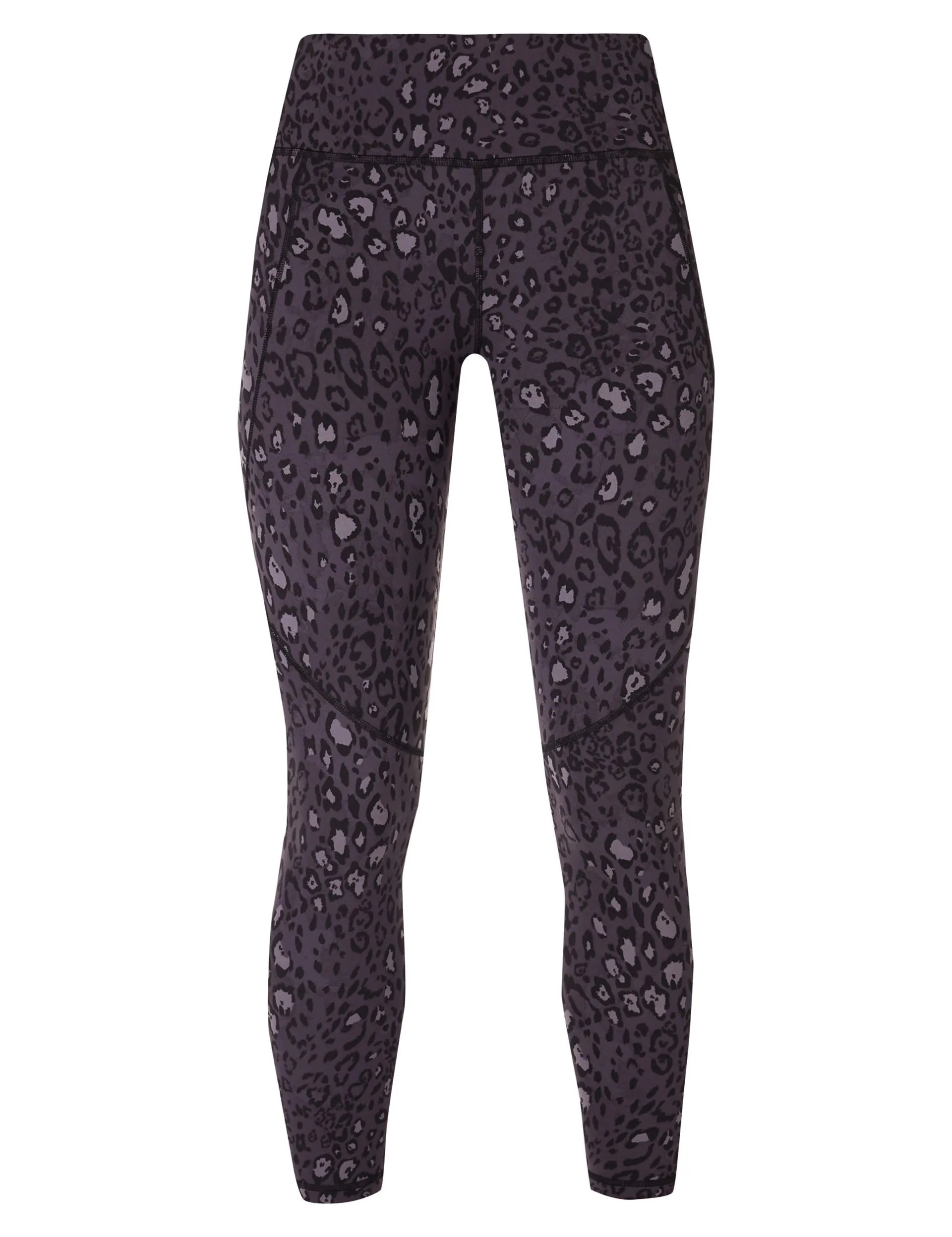 Power 7/8 Gym Leggings - Schwarzer Luxus-Leopardenprint
