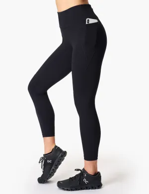Power 7/8 Gym Leggings - Schwarz