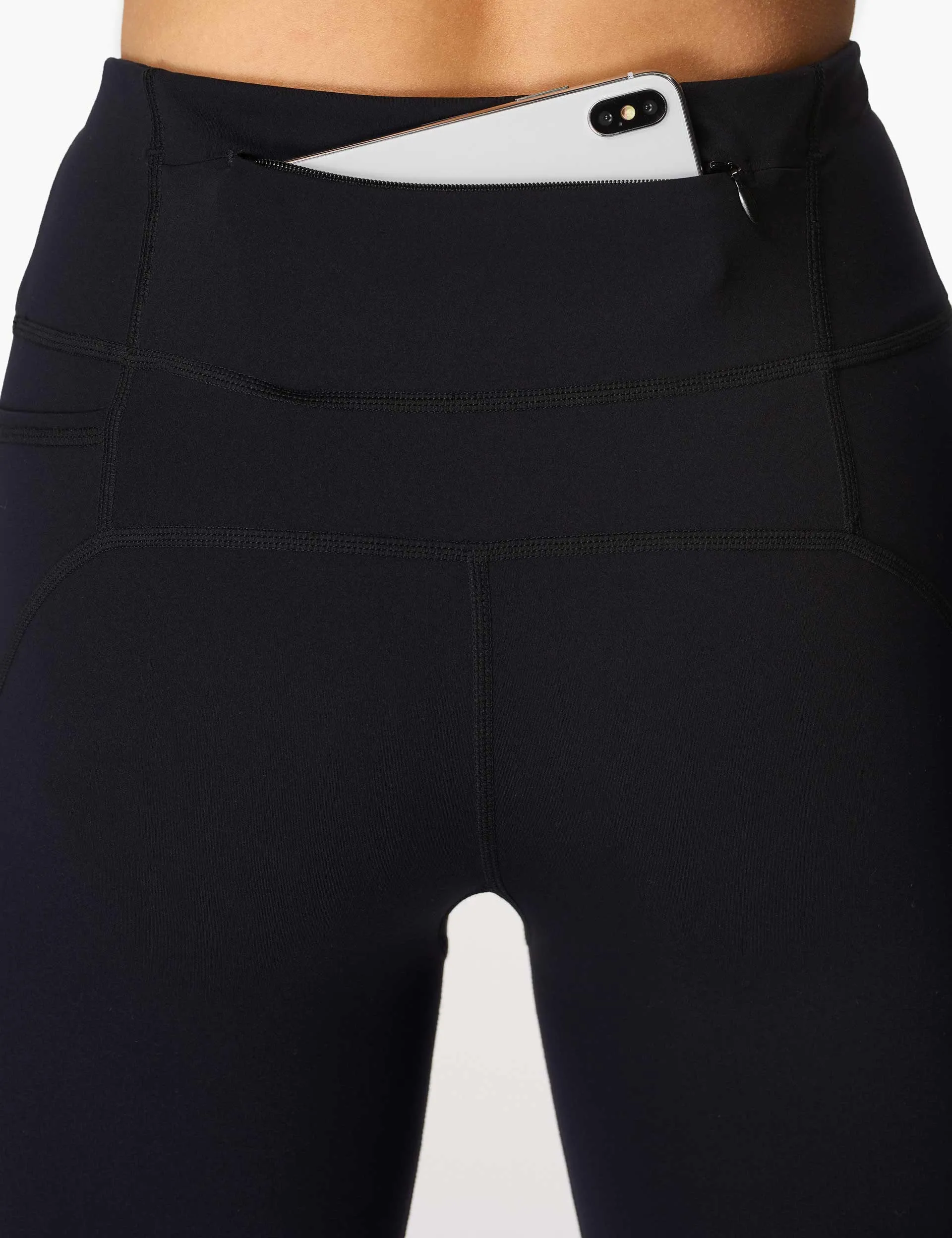 Power 7/8 Gym Leggings - Schwarz