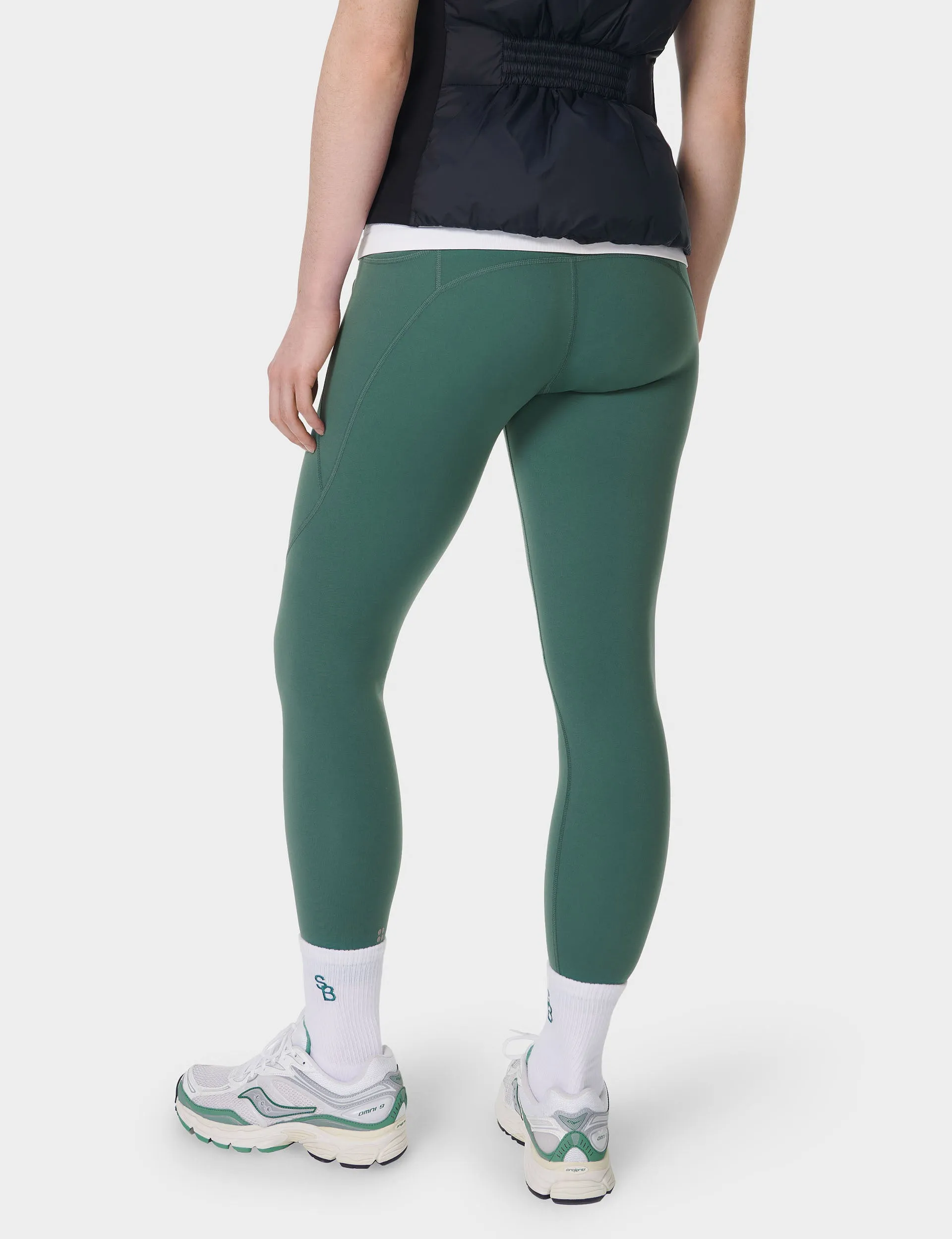 Power 7/8 Gym Leggings - Waldgrün