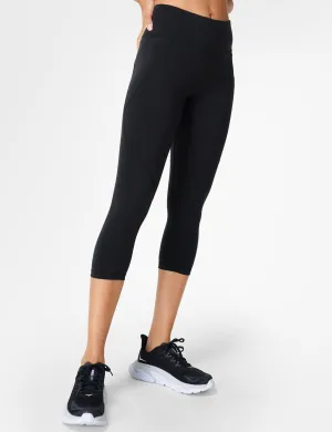Power Cropped Gym Leggings - Schwarz