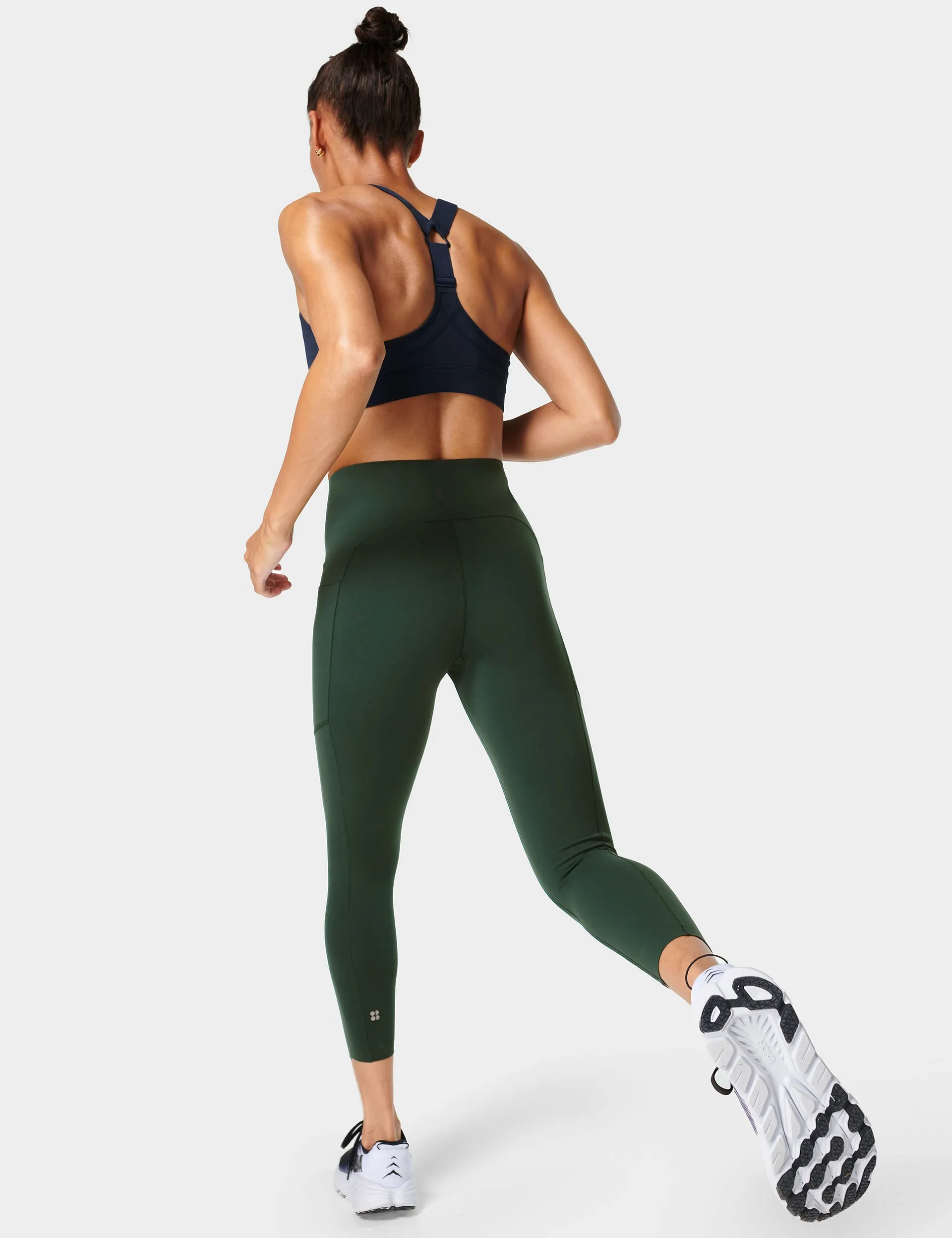 Power UltraSculpt High-Waist Gym 7/8-Leggings - Trek Grün