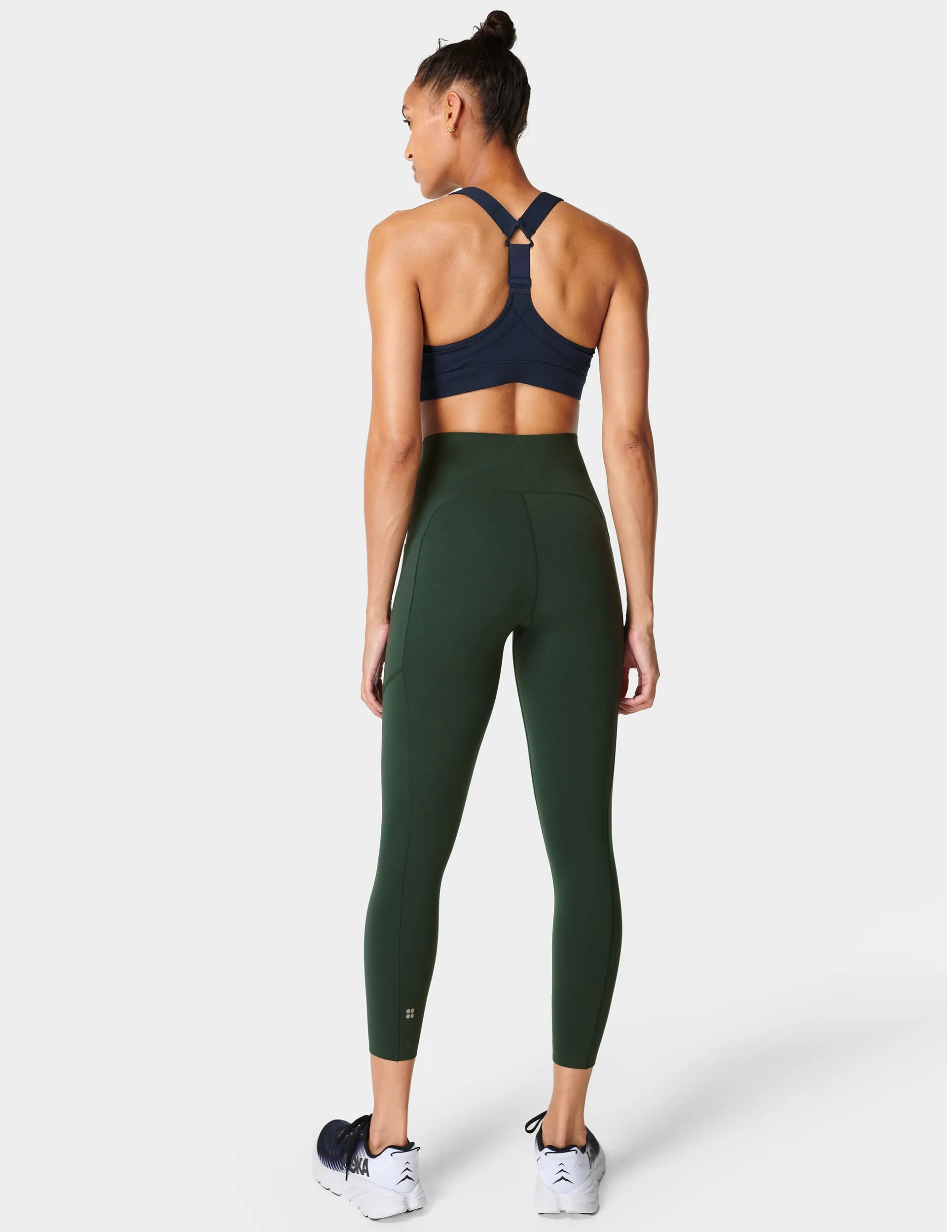 Power UltraSculpt High-Waist Gym 7/8-Leggings - Trek Grün