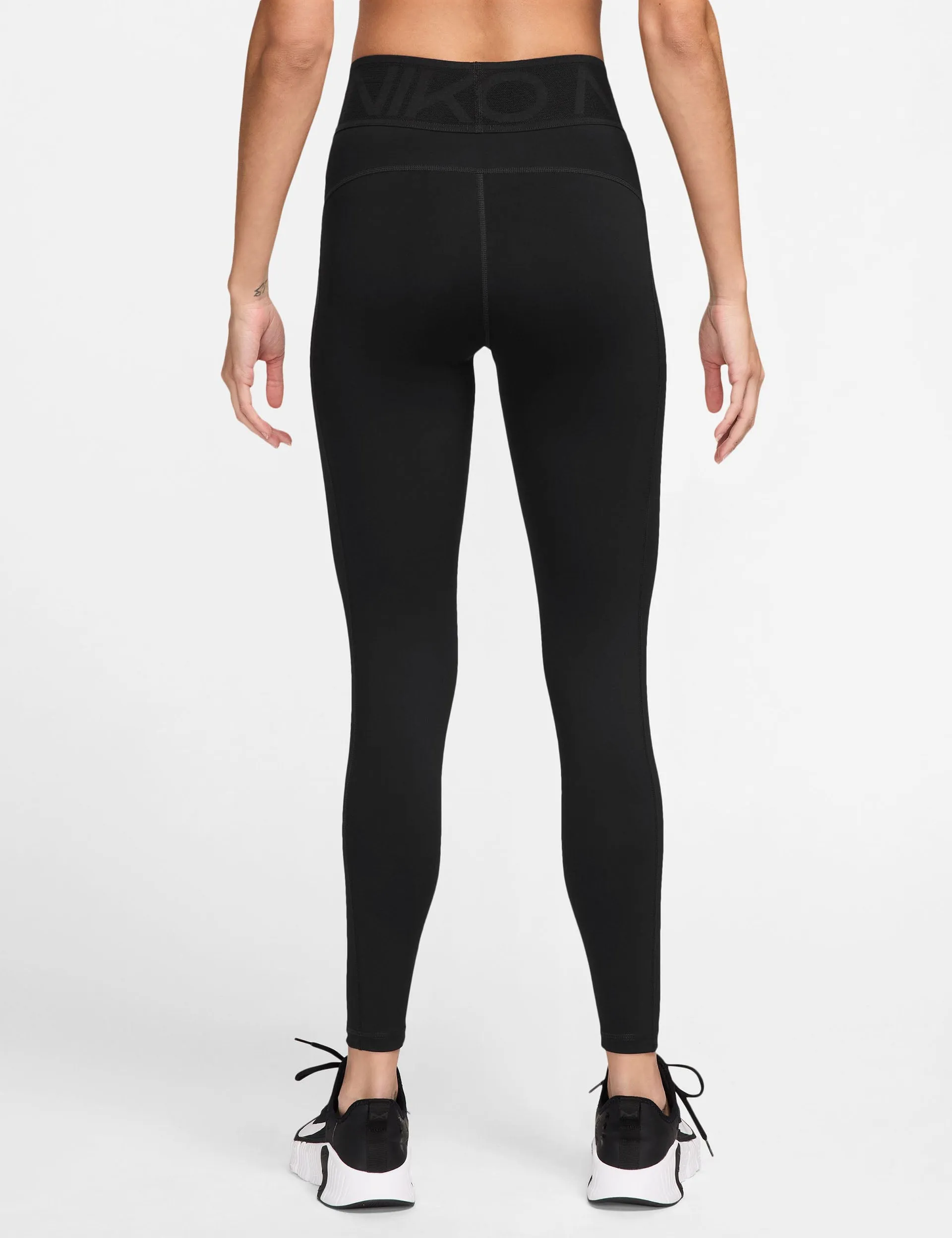 Pro Sculpt High-Waist-Leggins in voller Länge - Schwarz/Weiß