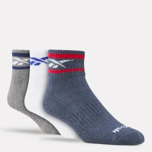Reebok Accessoires Herren 3er-Pack Quarter-Terry-Socken