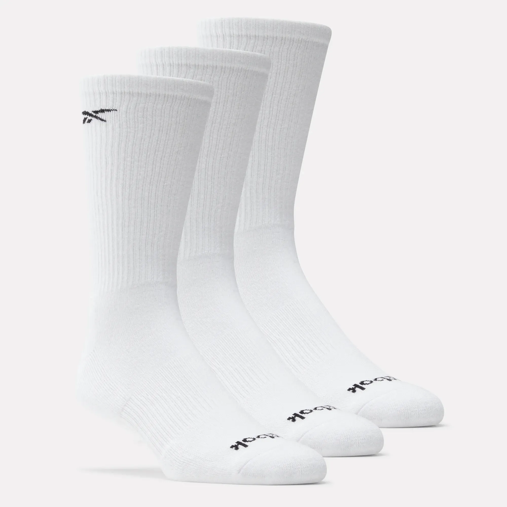 Reebok Accessories Herren-Crew-Socken mit Polsterung, 3er-Pack