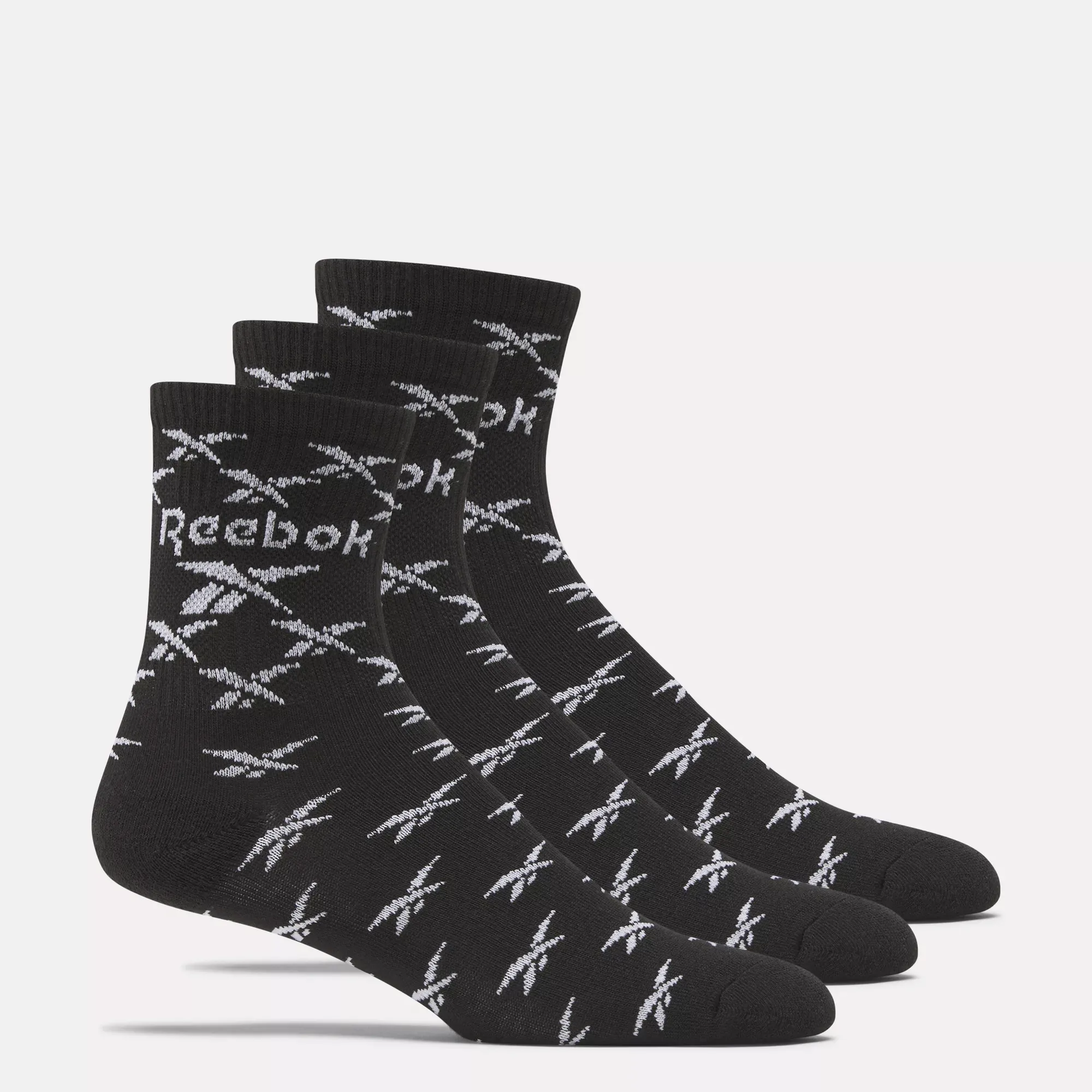 Reebok Accessories Zone Cushion Mid Crew Socken 3 Paar