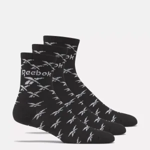 Reebok Accessories Zone Cushion Mid Crew Socken 3 Paar