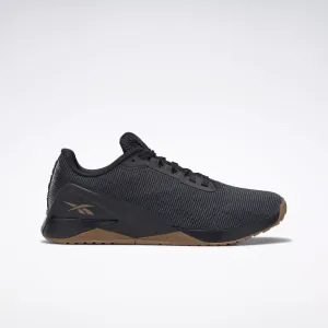 Reebok Herren Nano X1 Grit Trainingsschuhe Schwarz Reebok