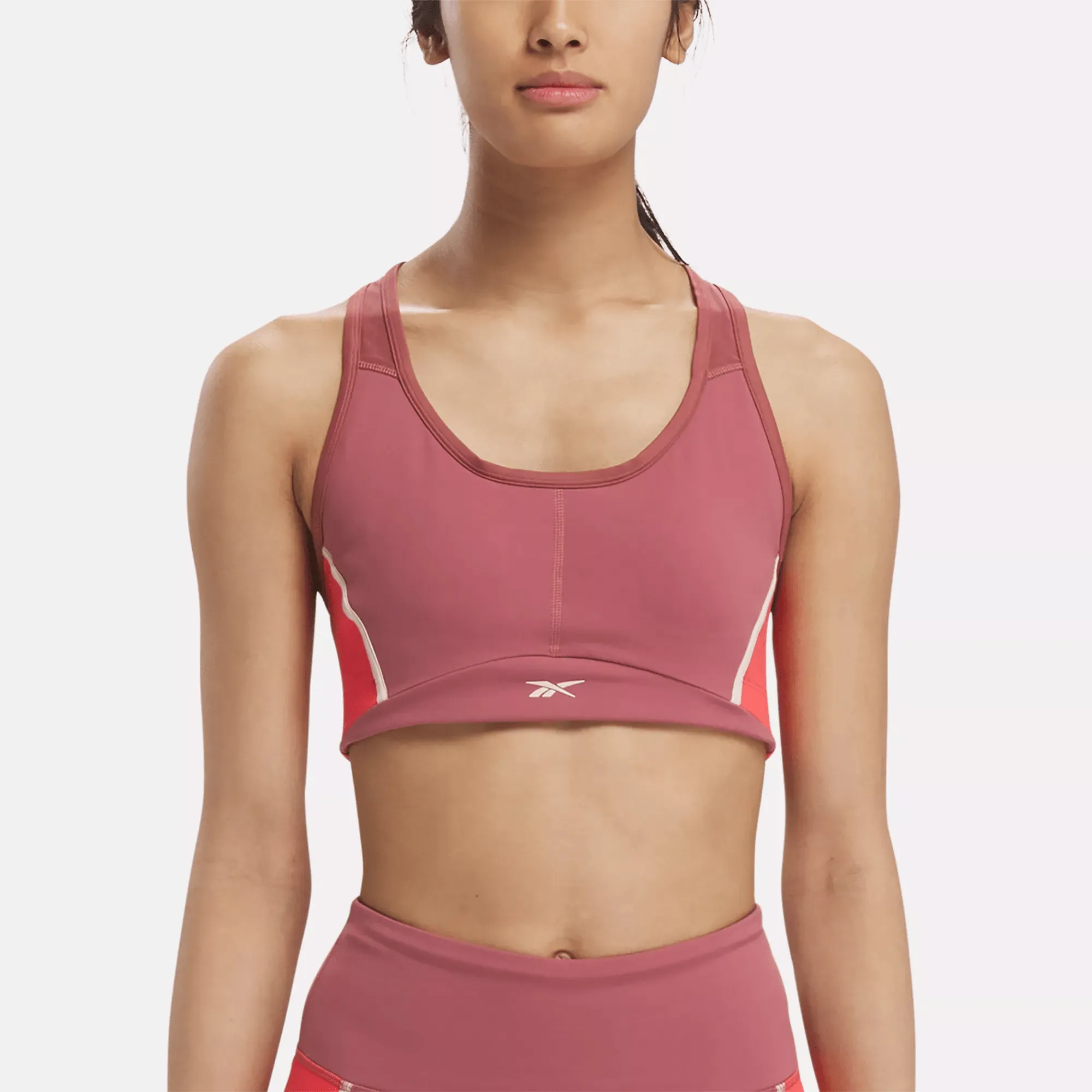 Reebok Schuhe Damen Lux Racer Gepolsterter Colorblock-BH