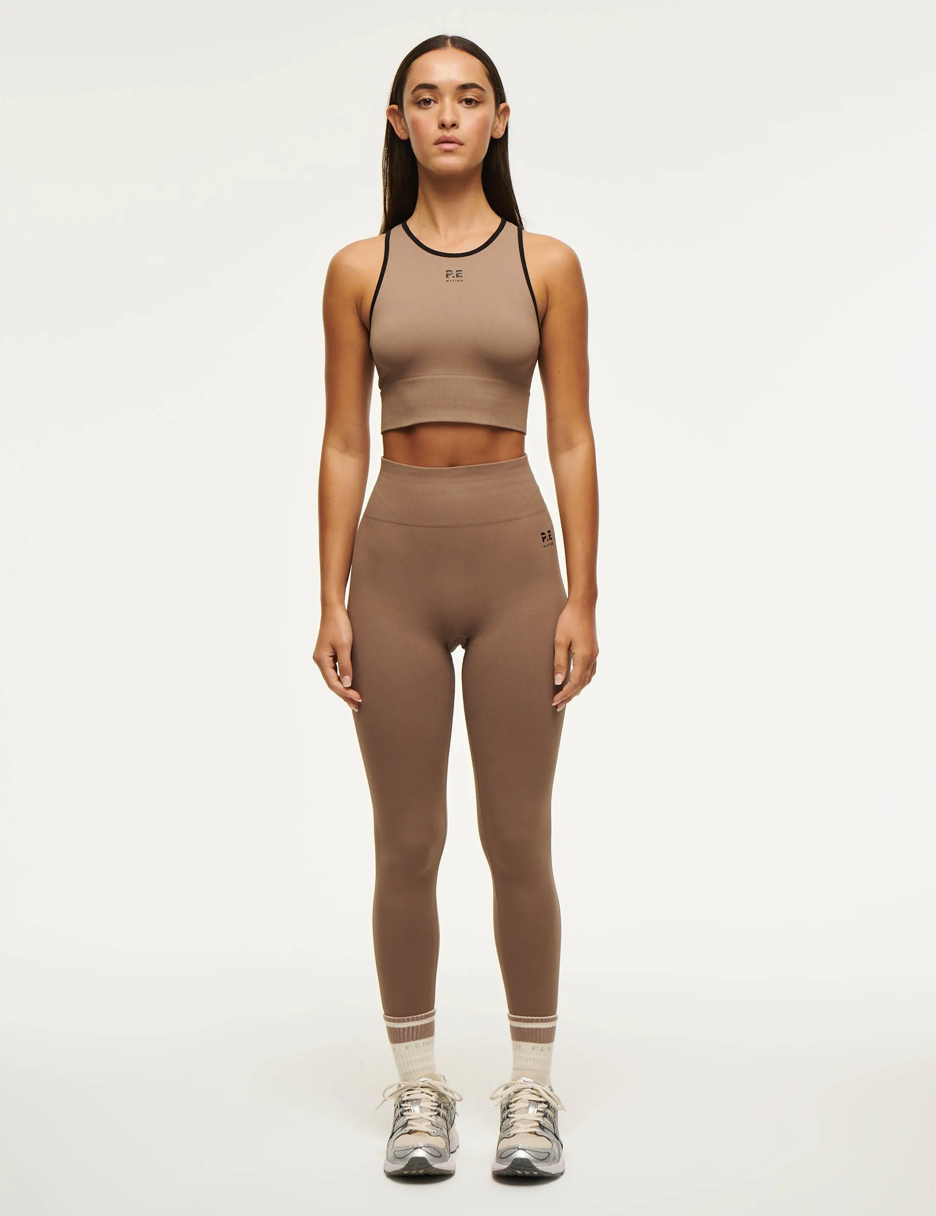 Restore Nahtlose Leggings - Fossil
