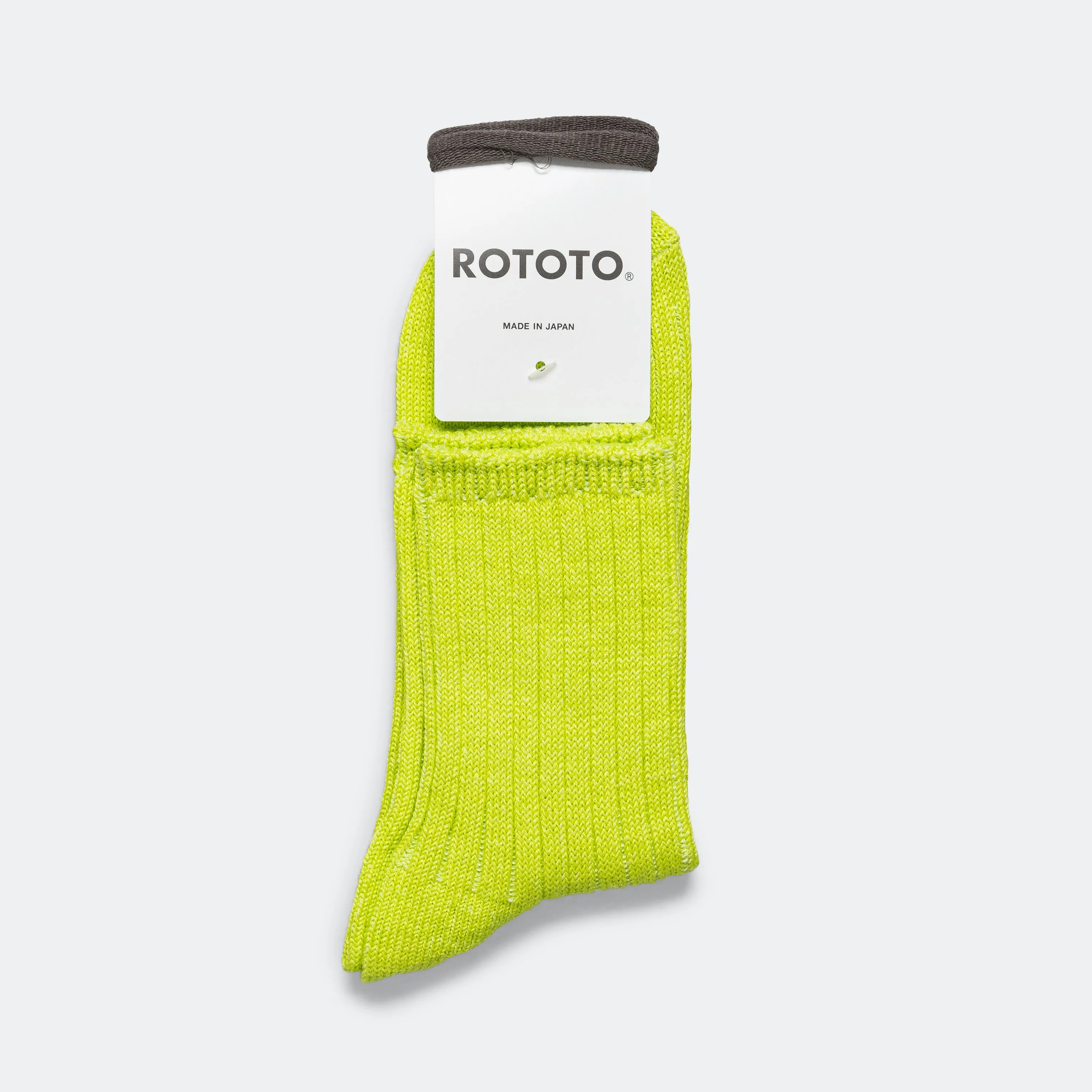 RoToTo Accessories Rippensocke - Limette