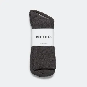 RoToTo Accessories Rippen-Stopfsocke - Dunkelgrau