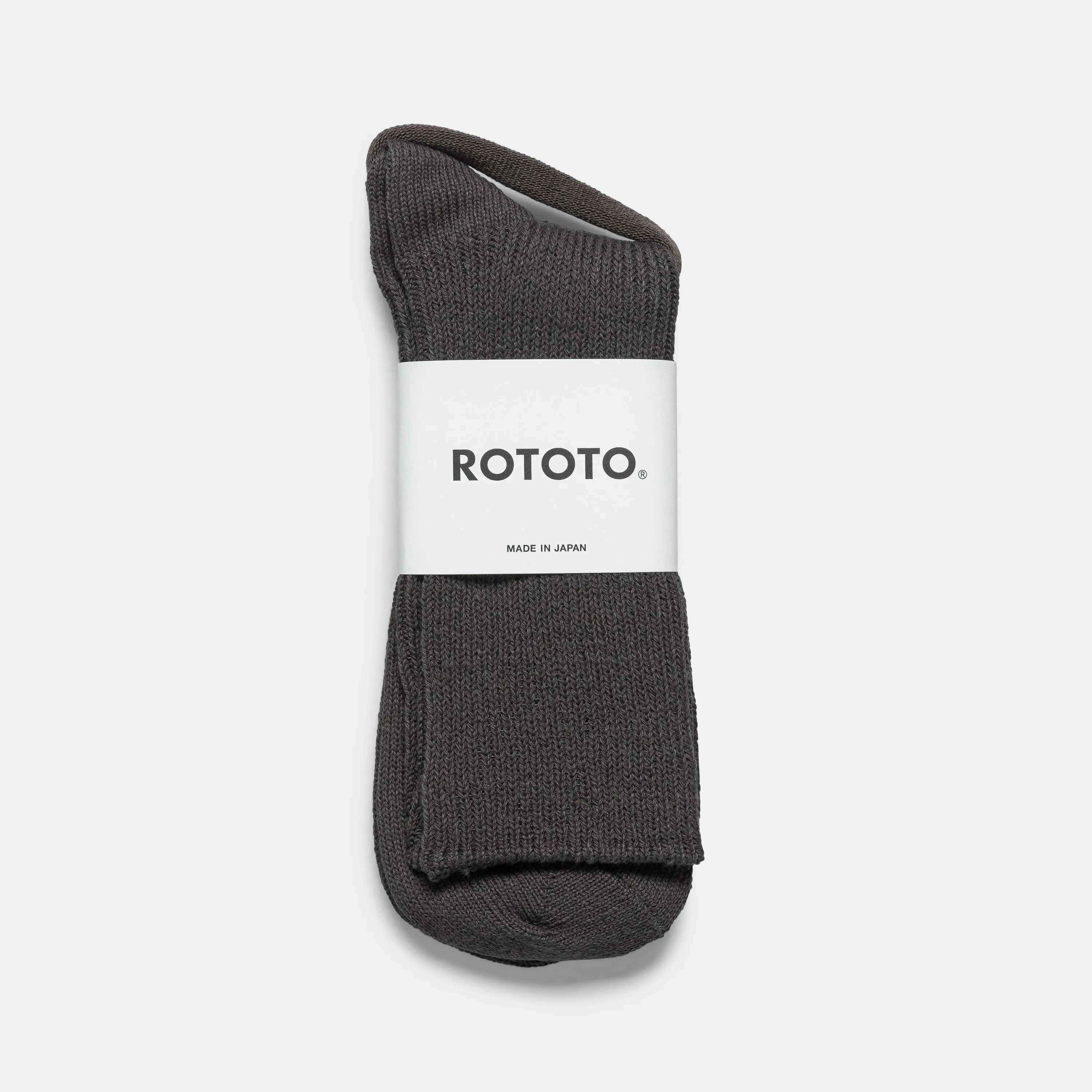 RoToTo Accessories Rippen-Stopfsocke - Dunkelgrau