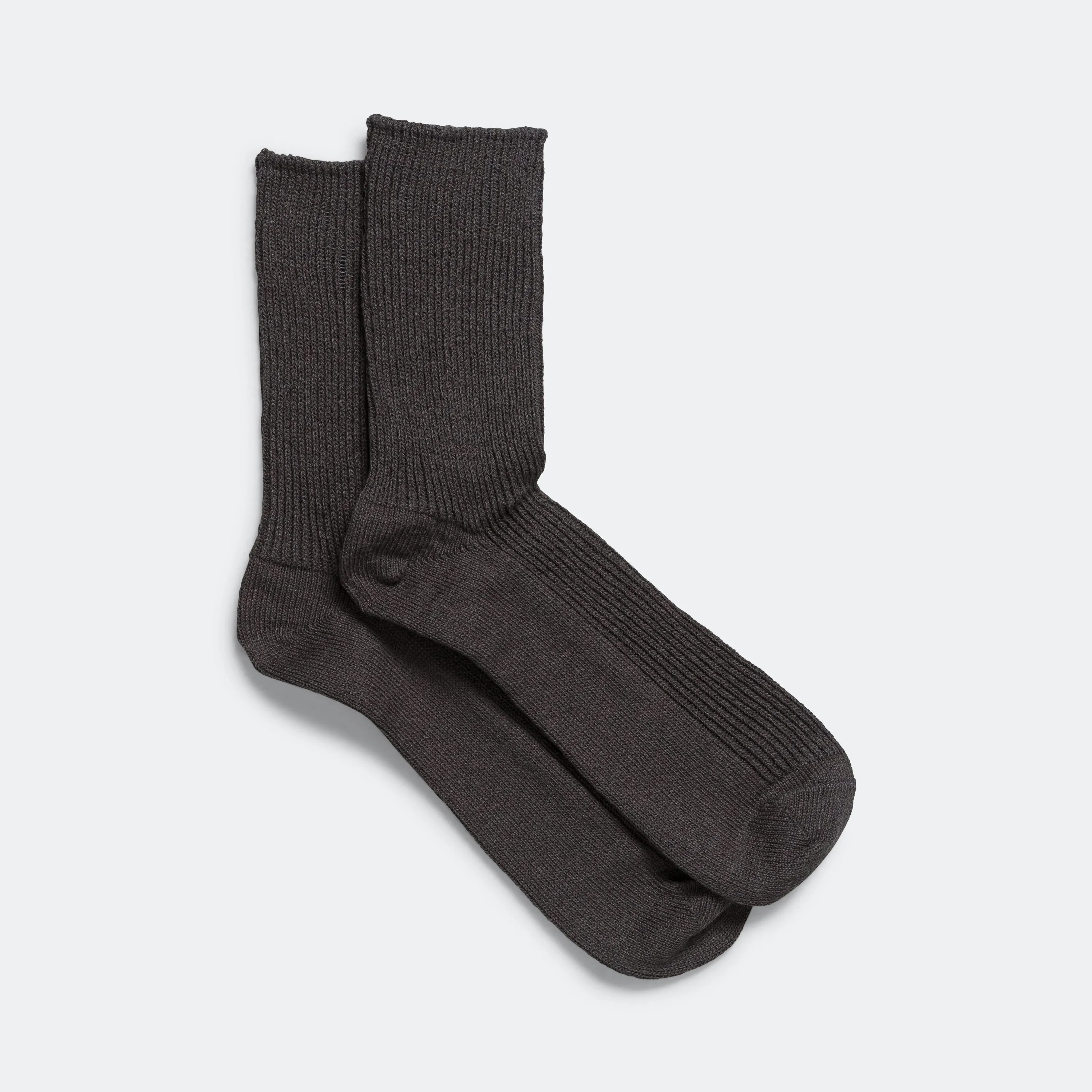 RoToTo Accessories Rippen-Stopfsocke - Dunkelgrau