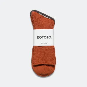 RoToTo Accessories Rippen-Stopfsocke - Dunkelorange