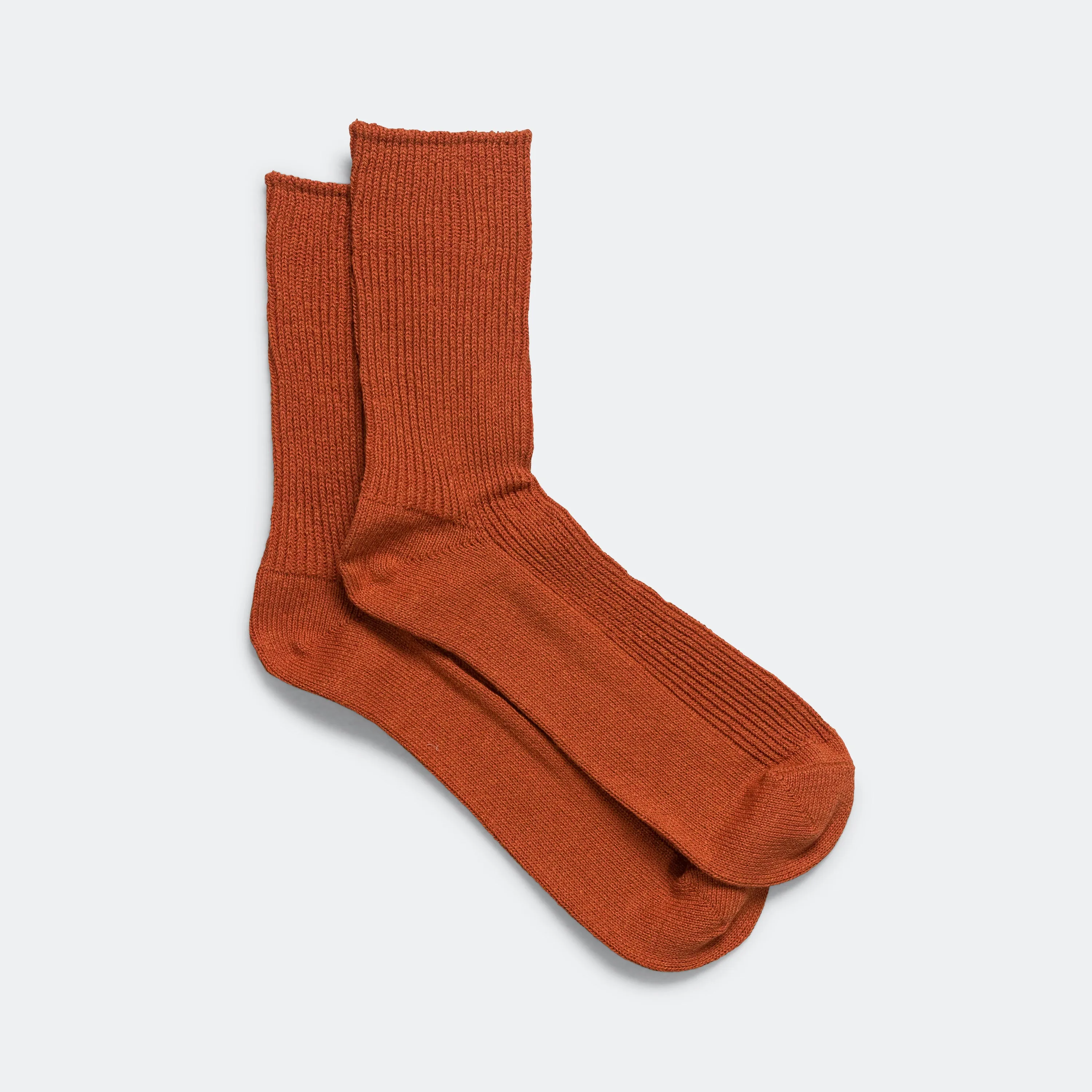 RoToTo Accessories Rippen-Stopfsocke - Dunkelorange