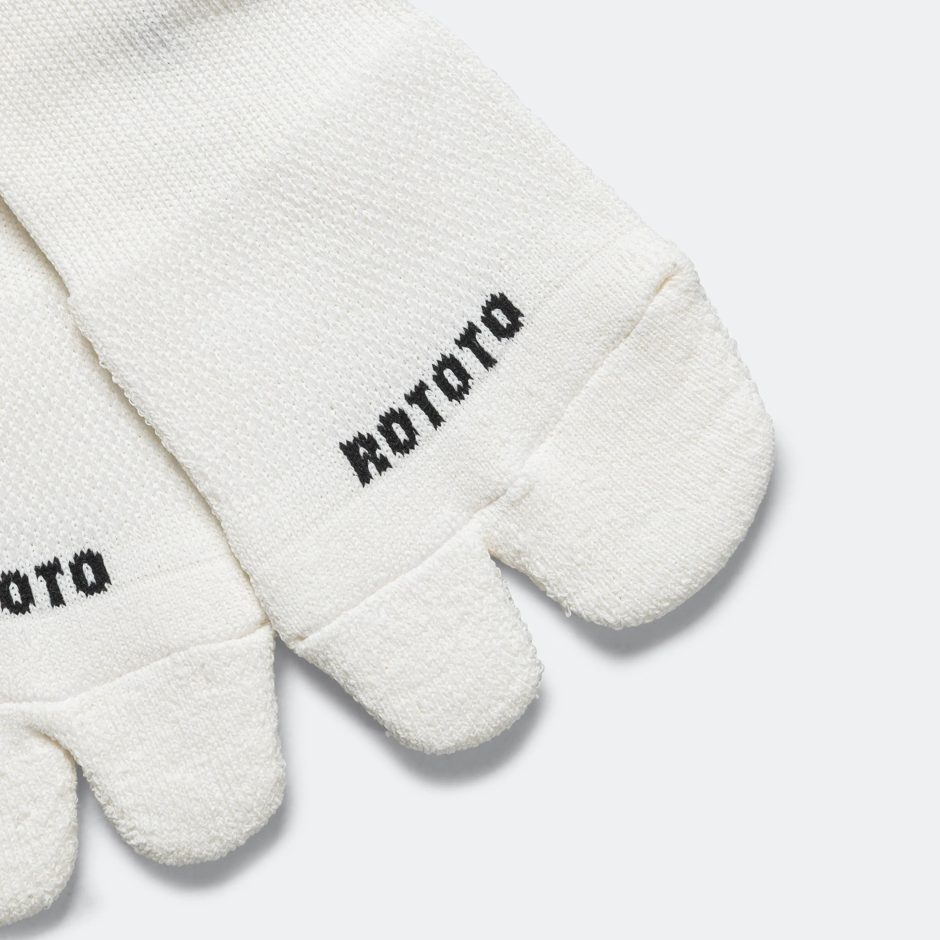 RoToTo Accessories Socken mit gespaltener Zehe - Weiß