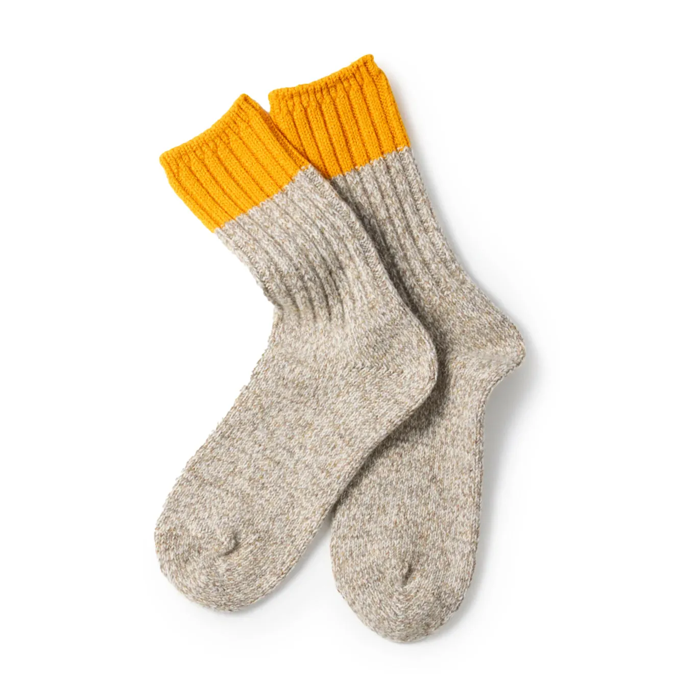 Rototo Merino Wolle Ragg Socken Gelb RoToTo Zubehör