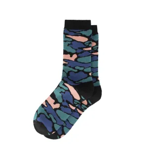 Rototo Pile Camo Crew Socken Multi RoToTo Zubehör