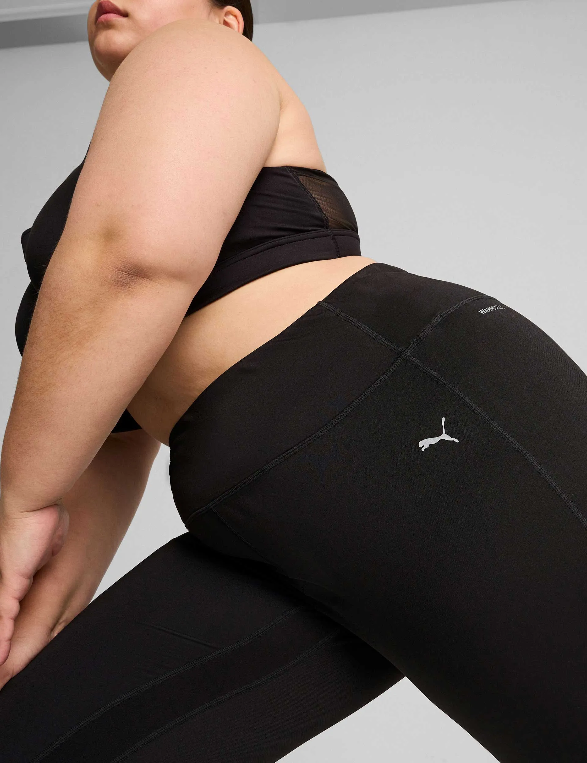 RUN Microfleece-Strumpfhose - Schwarz