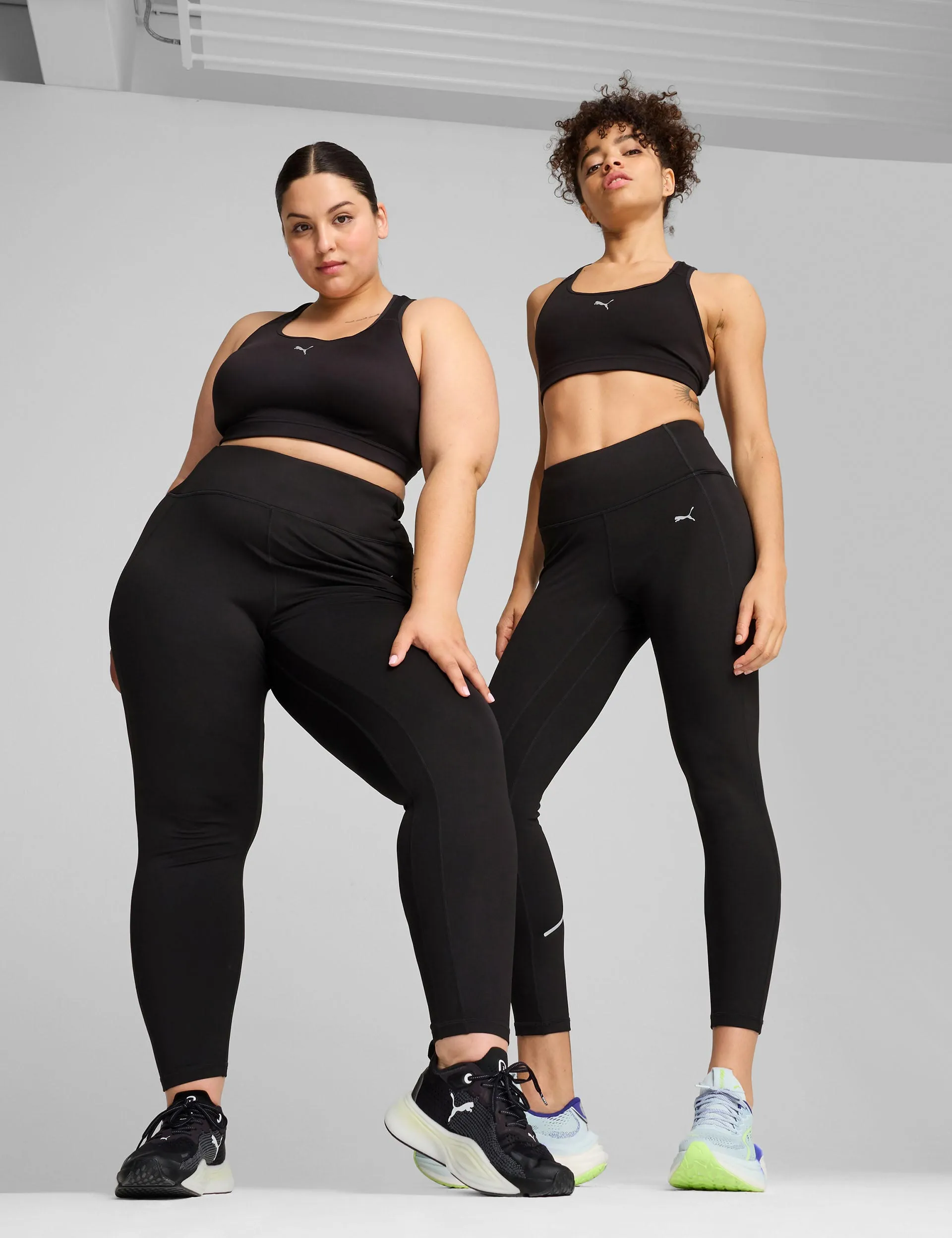 RUN Microfleece-Strumpfhose - Schwarz