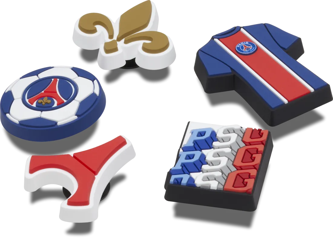 Schuhe Crocs Jibbitz™ Paris St Germain FC 5er-Pack