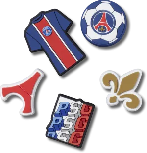 Schuhe Crocs Jibbitz™ Paris St Germain FC 5er-Pack