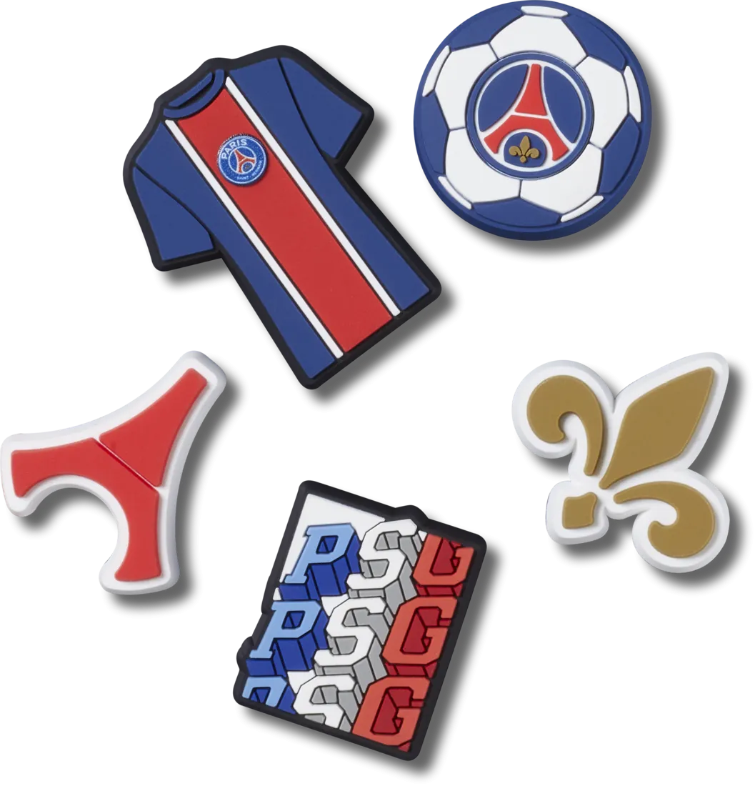 Schuhe Crocs Jibbitz™ Paris St Germain FC 5er-Pack