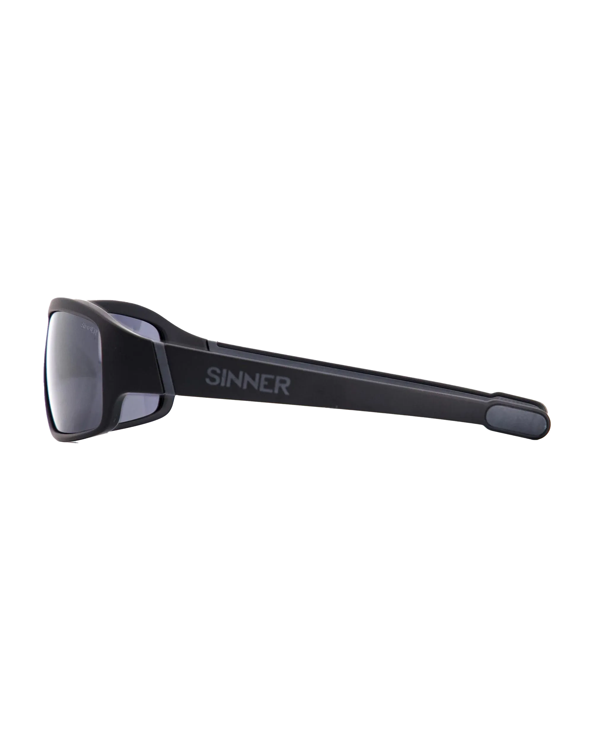 Sinner Sonnenbrille Ros X Sonnenbrille in Schwarz & Rauch Blitzspiegel