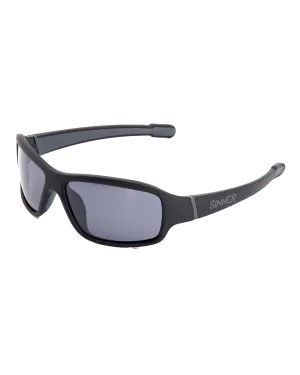 Sinner Sonnenbrille Ros X Sonnenbrille in Schwarz & Rauch Blitzspiegel
