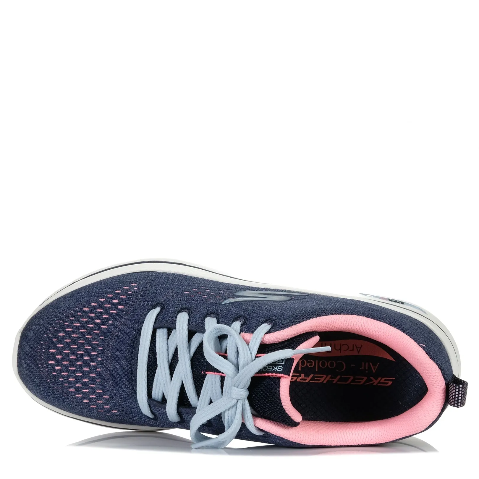 Skechers GOwalk Arch Fit 2.0 - Leuchtender Sonnenuntergang 125311 Marine/Neonrosa Schuhe_Skechers