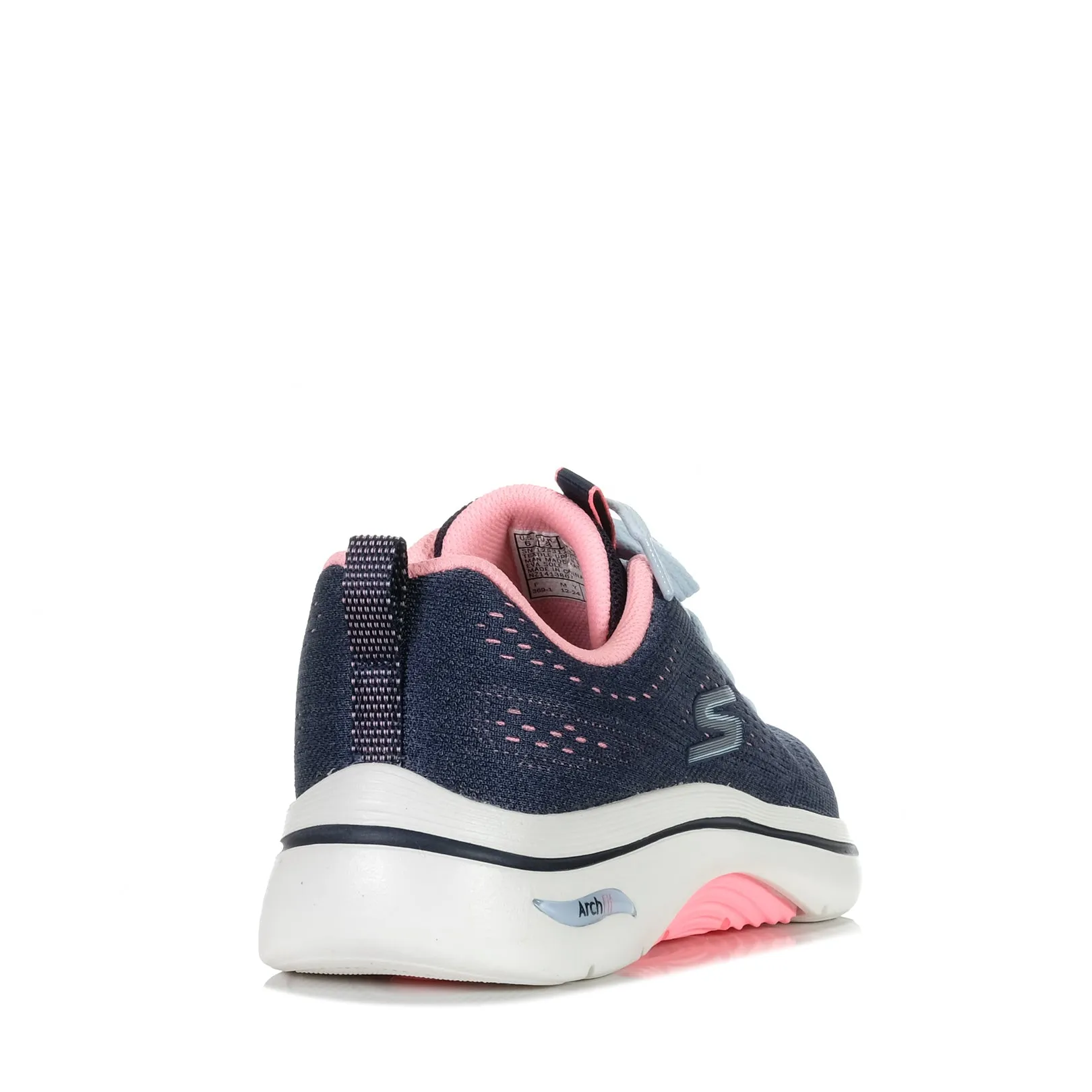 Skechers GOwalk Arch Fit 2.0 - Leuchtender Sonnenuntergang 125311 Marine/Neonrosa Schuhe_Skechers