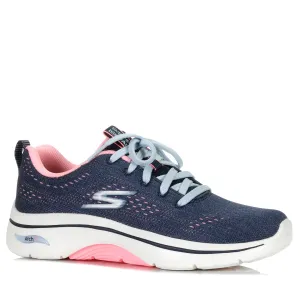 Skechers GOwalk Arch Fit 2.0 - Leuchtender Sonnenuntergang 125311 Marine/Neonrosa Schuhe_Skechers