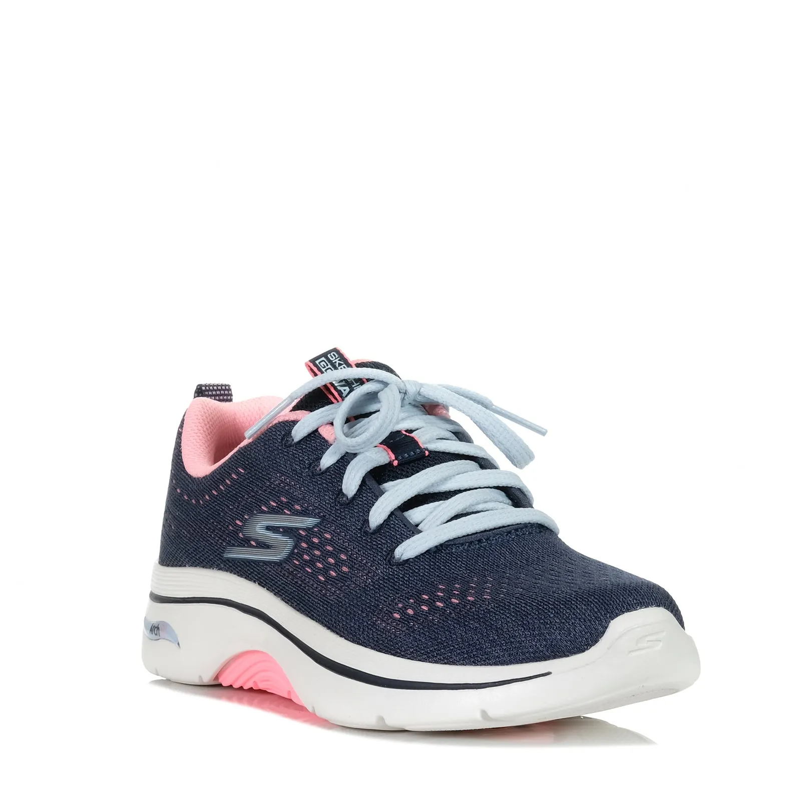 Skechers GOwalk Arch Fit 2.0 - Leuchtender Sonnenuntergang 125311 Marine/Neonrosa Schuhe_Skechers