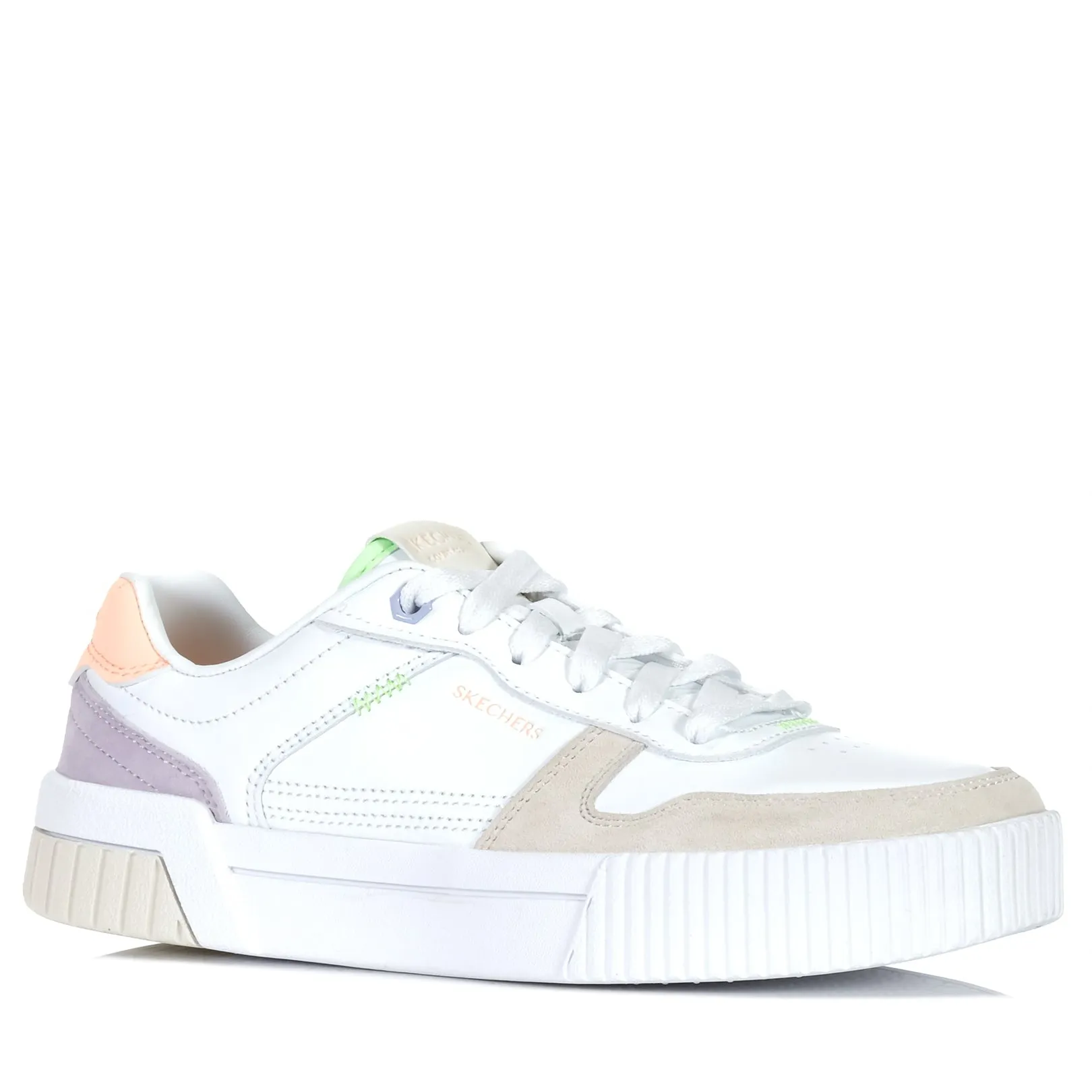 Skechers Jade - Stilvoller Typ 185092 Weiß/Mehrfarbig