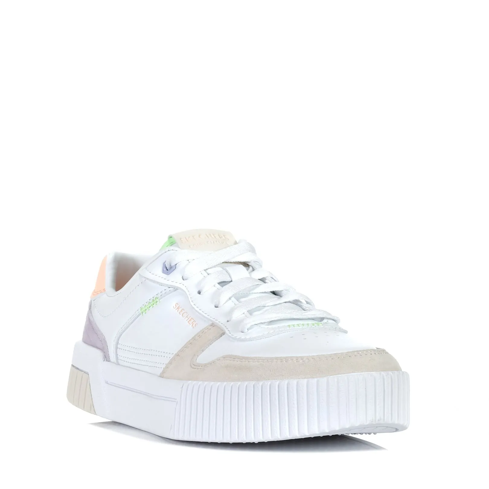 Skechers Jade - Stilvoller Typ 185092 Weiß/Mehrfarbig