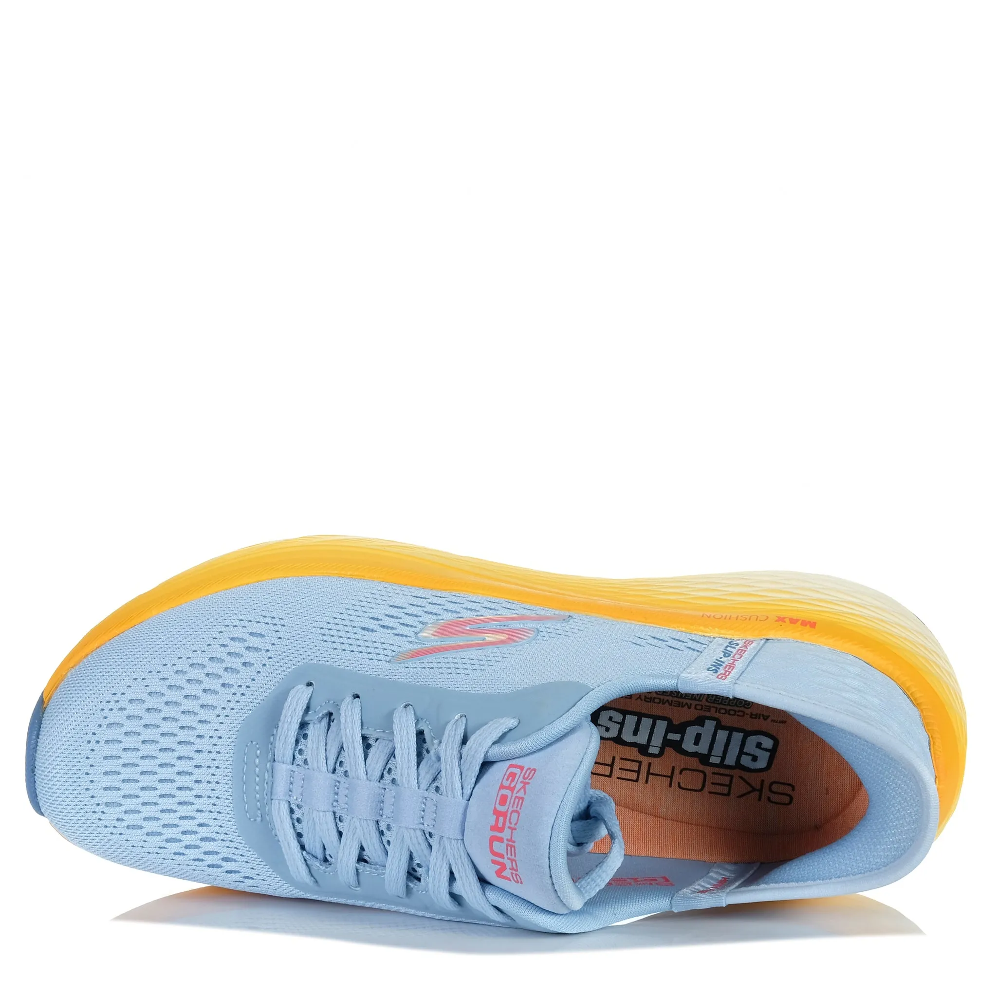 Skechers Max Cushioning Elite 2.0 - Solace 129626 Schuhe in Blau/Orange_Skechers