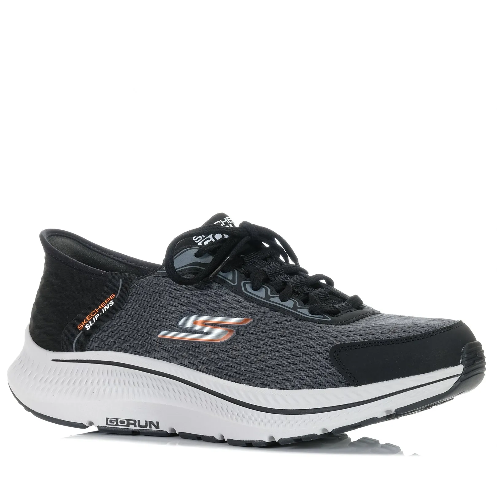 Skechers Slip-Ins: Go Run Consistent 220863 Schuhe in Schwarz/Anthrazit_Skechers