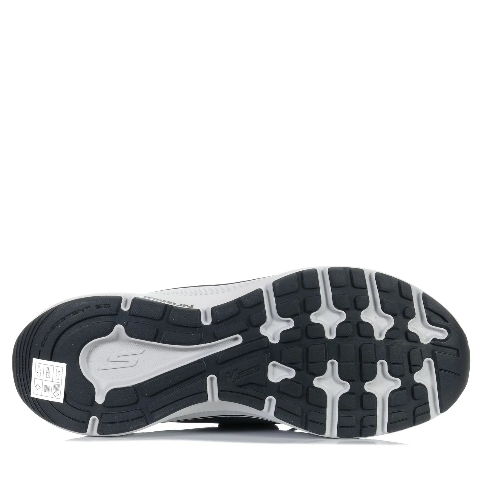 Skechers Slip-Ins: Go Run Consistent 220863 Schuhe in Schwarz/Anthrazit_Skechers