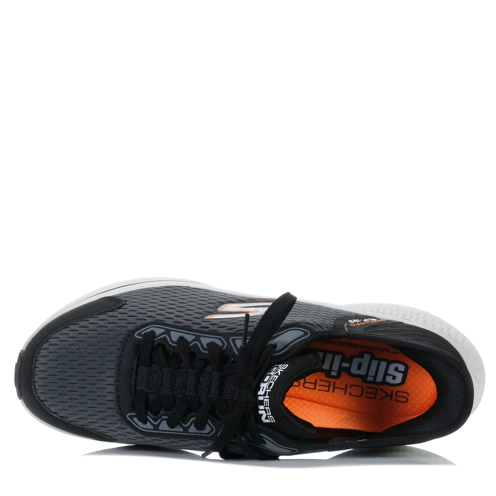Skechers Slip-Ins: Go Run Consistent 220863 Schuhe in Schwarz/Anthrazit_Skechers