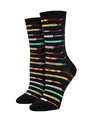 Socksmith Socken Freundschaftsarmband - Schwarz
