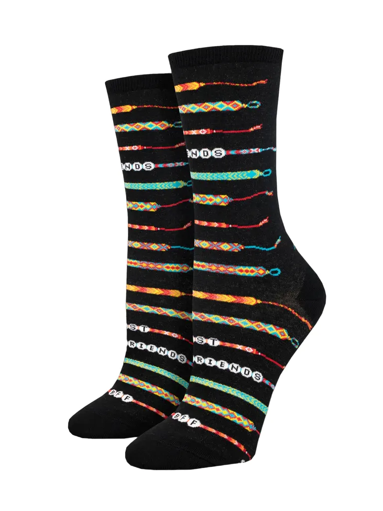 Socksmith Socken Freundschaftsarmband - Schwarz